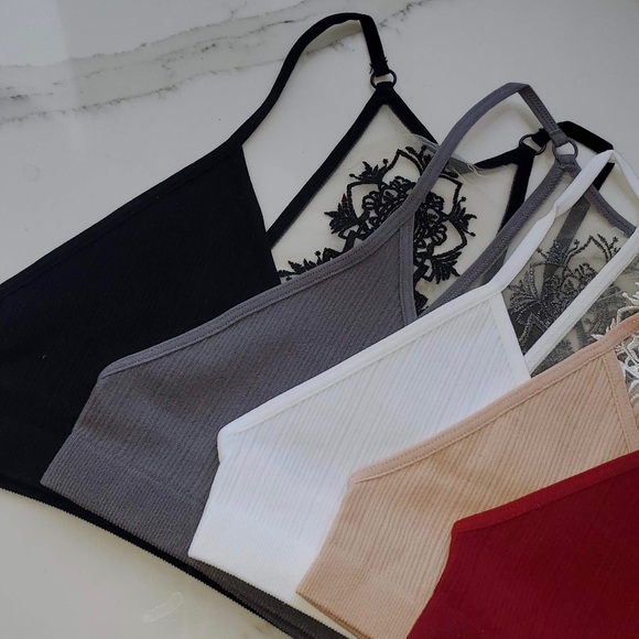 🔥BESTSELLER🔥Black tattoo mesh bralette - Picture 15 of 15